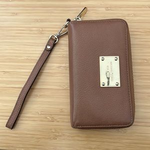 Michael Kors leather wallet with wristlet